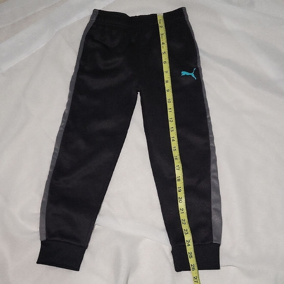 Puma Grey and Black Set with Aqua Details PUMA Kids 6 New Without Tags - Picture 6 of 8